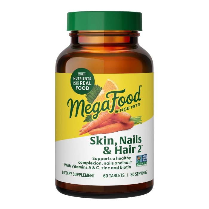 MegaFood Skin, Nails & Hair 2 – Pele, unhas e cabelo 60 tabletes