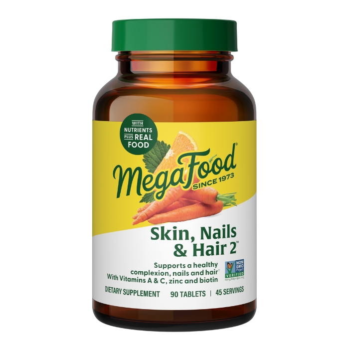 MegaFood Skin, Nails & Hair 2 – Pele, unhas e cabelo 90 tabletes