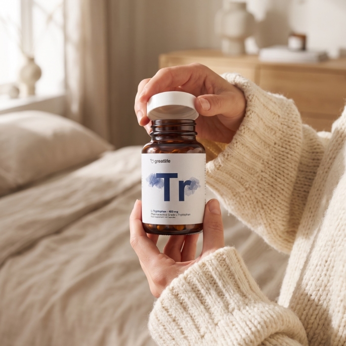 L-Tryptophan – 400 mg (Triptofano)