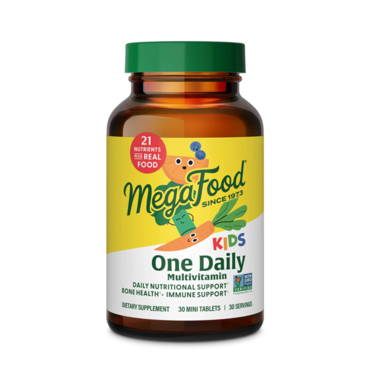 MegaFood Kids One Daily Multivitamínico para crianças 30 tabletes