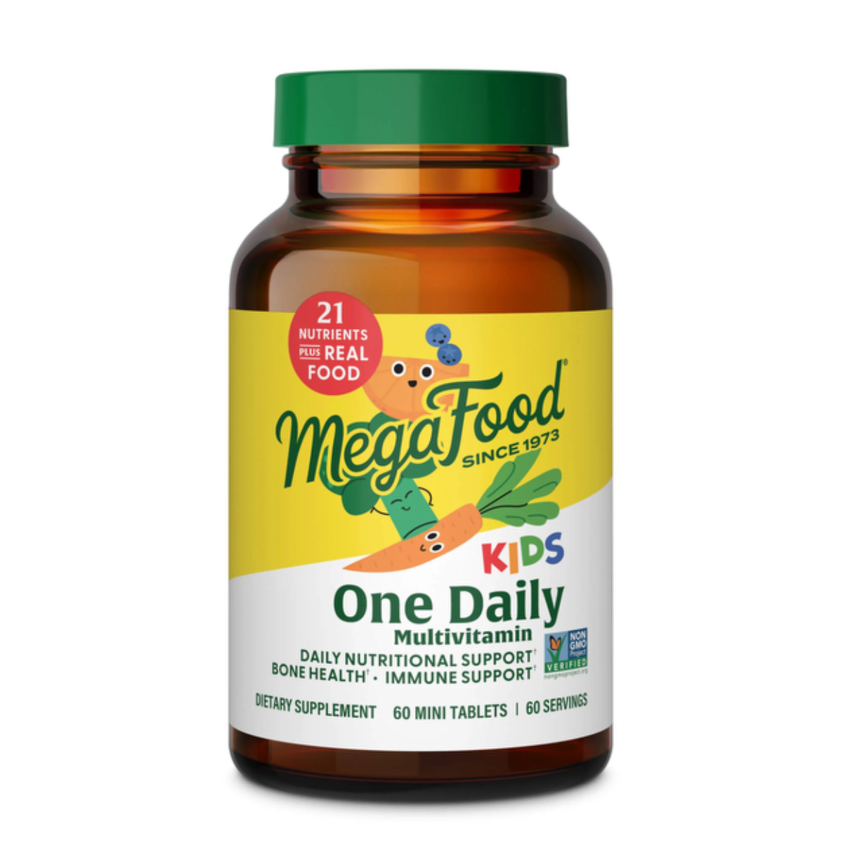 MegaFood Kids One Daily Multivitamínico para crianças 60 tabletes