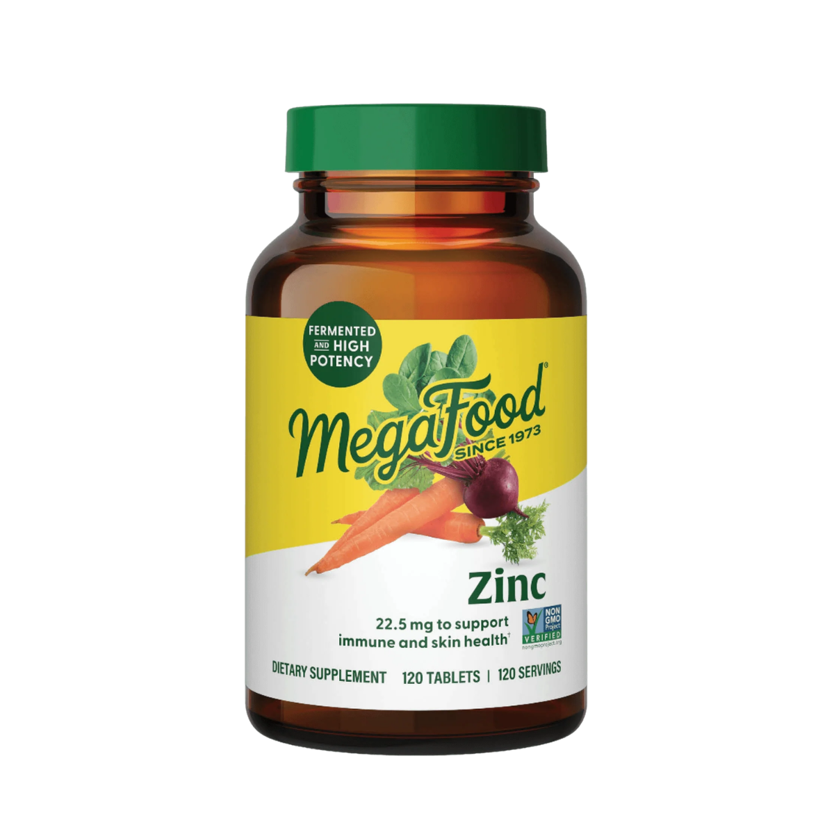 MegaFood Zinco 120 tabletes