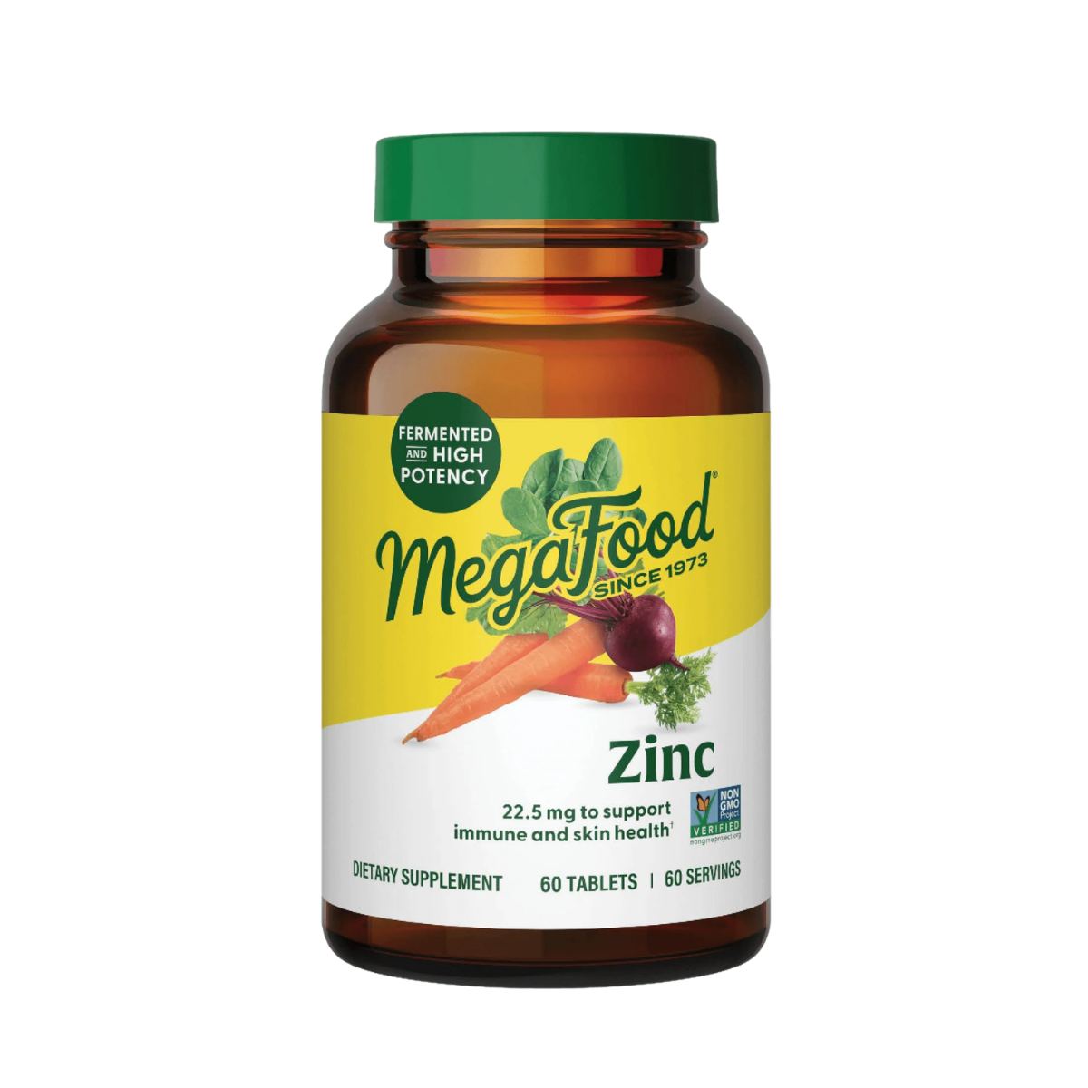 MegaFood Zinco 60 tabletes